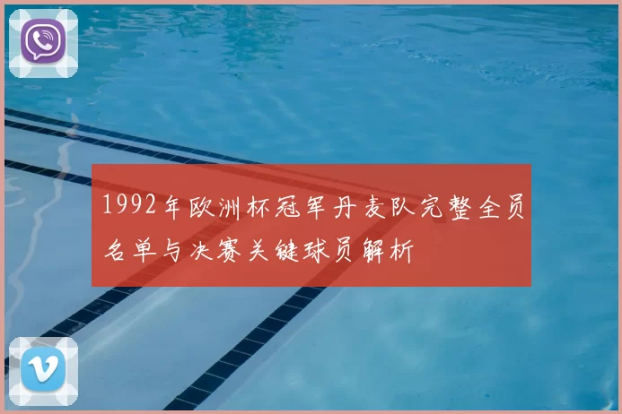 1992年欧洲杯冠军丹麦队完整全员名单与决赛关键球员解析